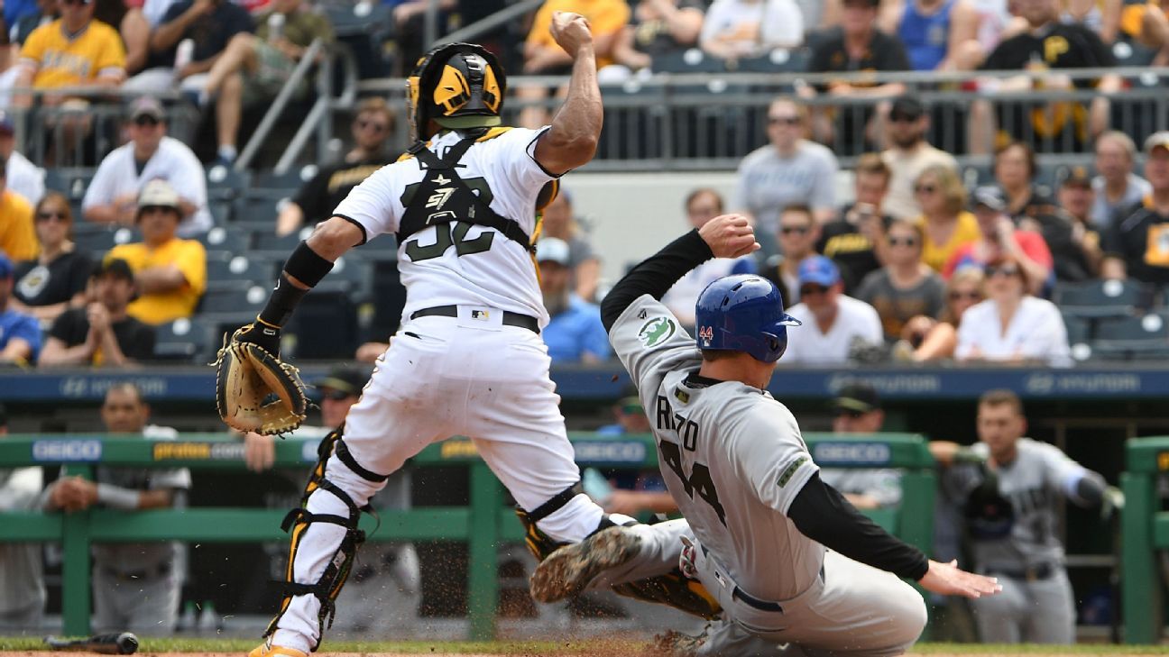 MLB believes Anthony Rizzo slide vs. Pittsburgh Pirates was interference