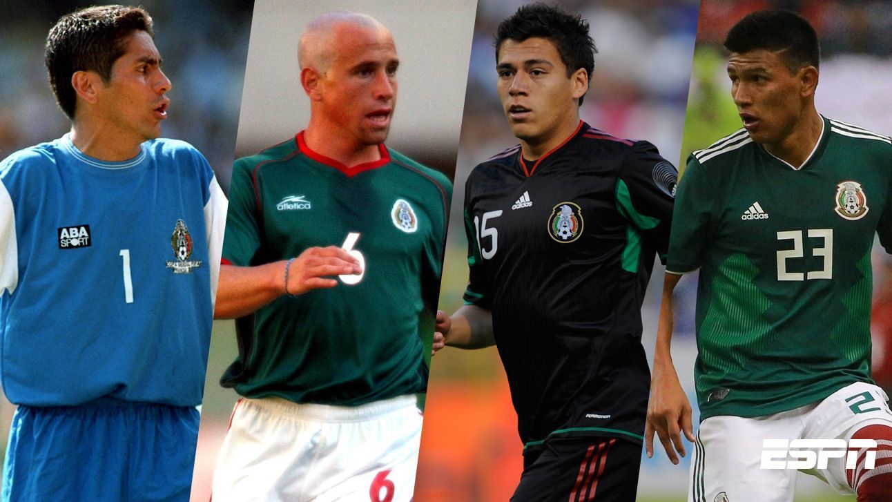 Semillero de la Selección Mexicana en las últimas seis Copas Mundiales