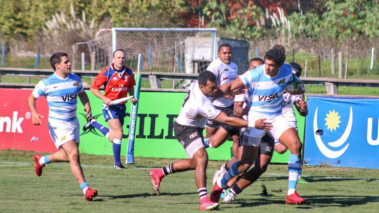 Argentina XV no tuvo inconvenientes ante Fiji Warriors