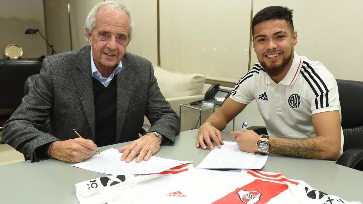 Paulo Díaz firmó contrato con River por tres años y con alta clásula de rescisión