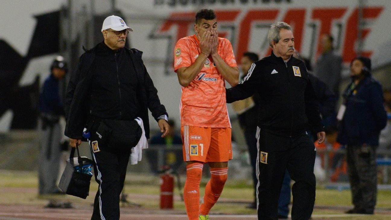 Nahuel Guzmán, lesionado, en duda para enfrentar a América