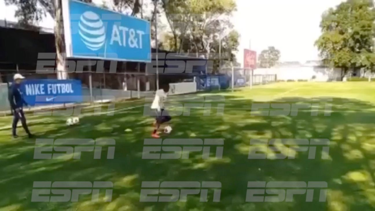 Renato Ibarra aparece en instalaciones del América para la pretemporada