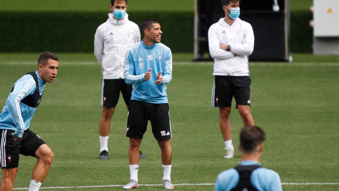 Olaza se entrenó con Celta, que retomó la negociación con Boca