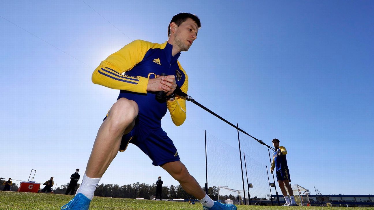 Soldano entrenó por primera vez con Boca tras arreglar su continuidad
