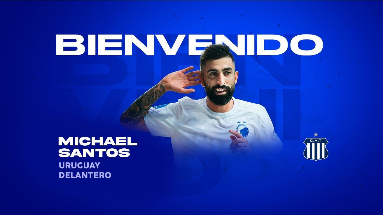 Michael Santos signed with Talleres de Córdoba for three years.