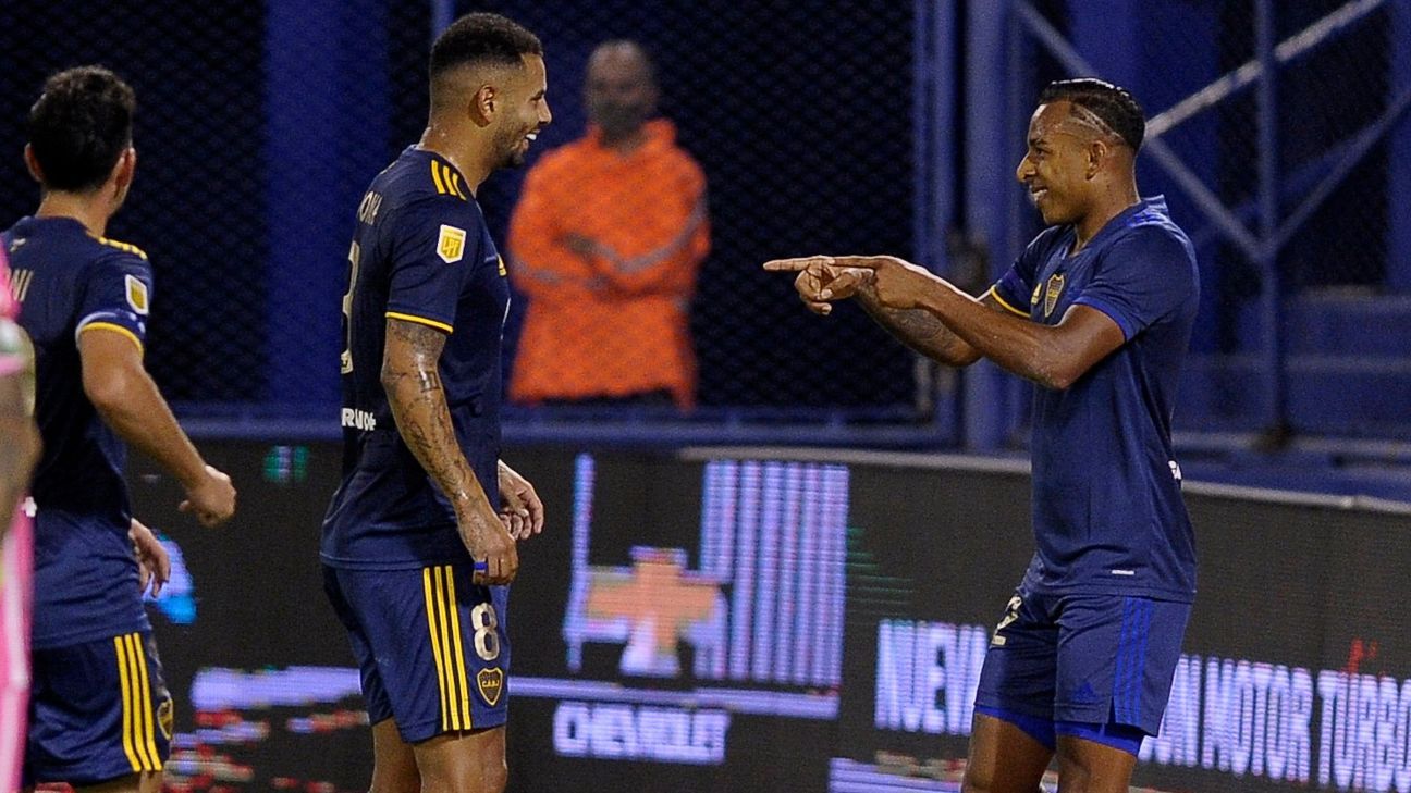 Boca goleó a Vélez con Cardona, Villa y Campuzano como goleadores y figuras
