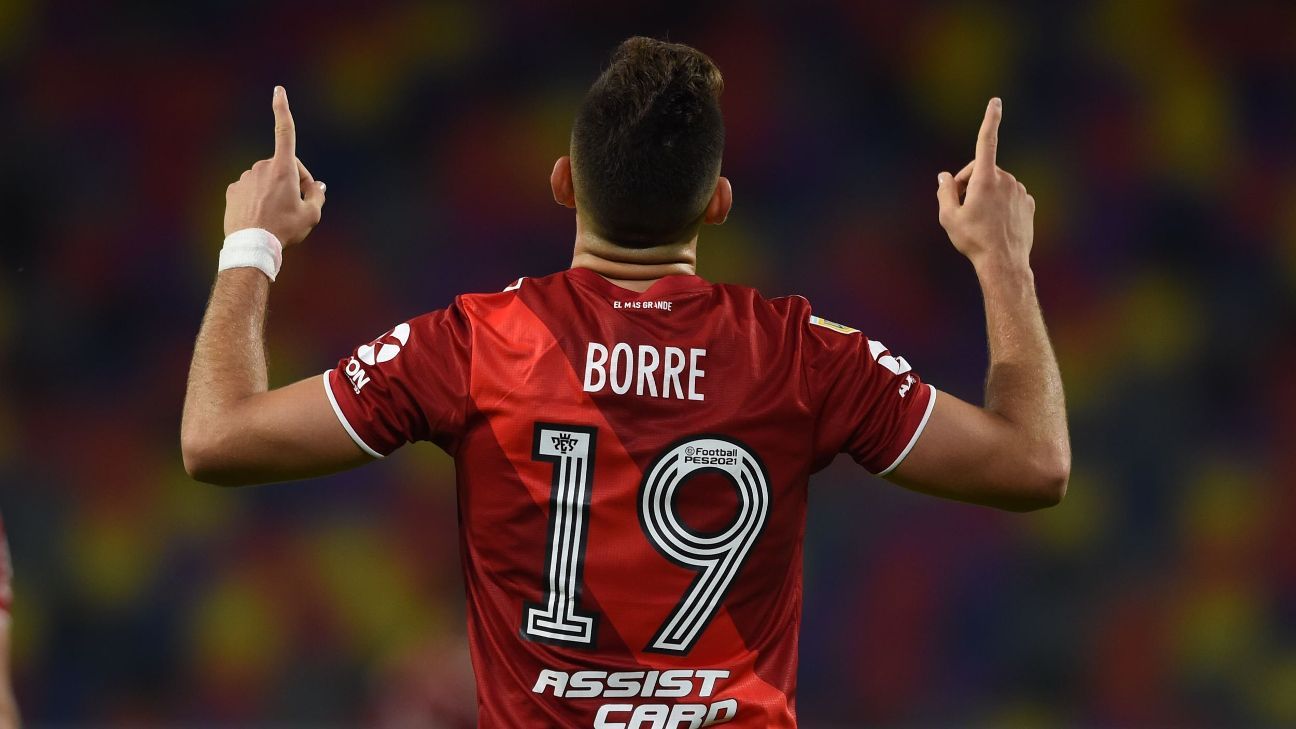 Borré rediscovered his goal-scoring touch: he scored a double in the thrashing of River Plate over Central Córdoba.