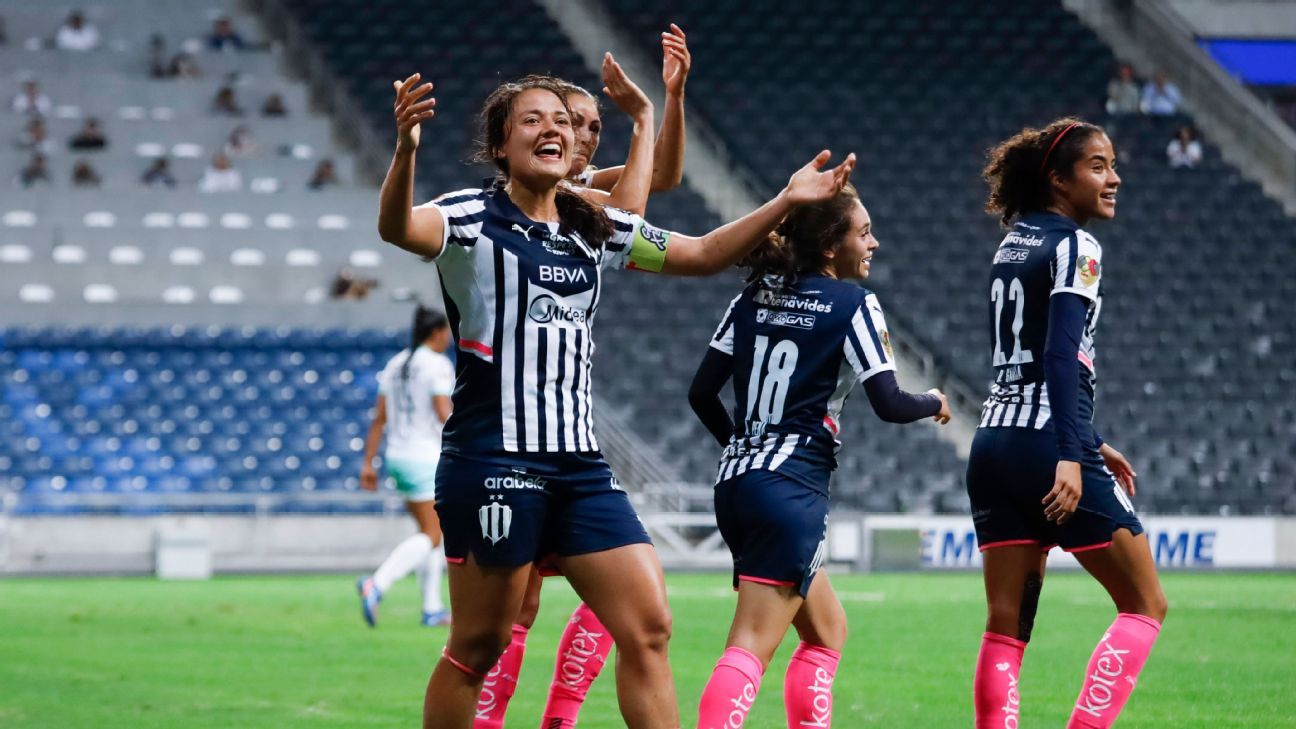 Monterrey golea y alarga su dominio en la Liga MX Femenil