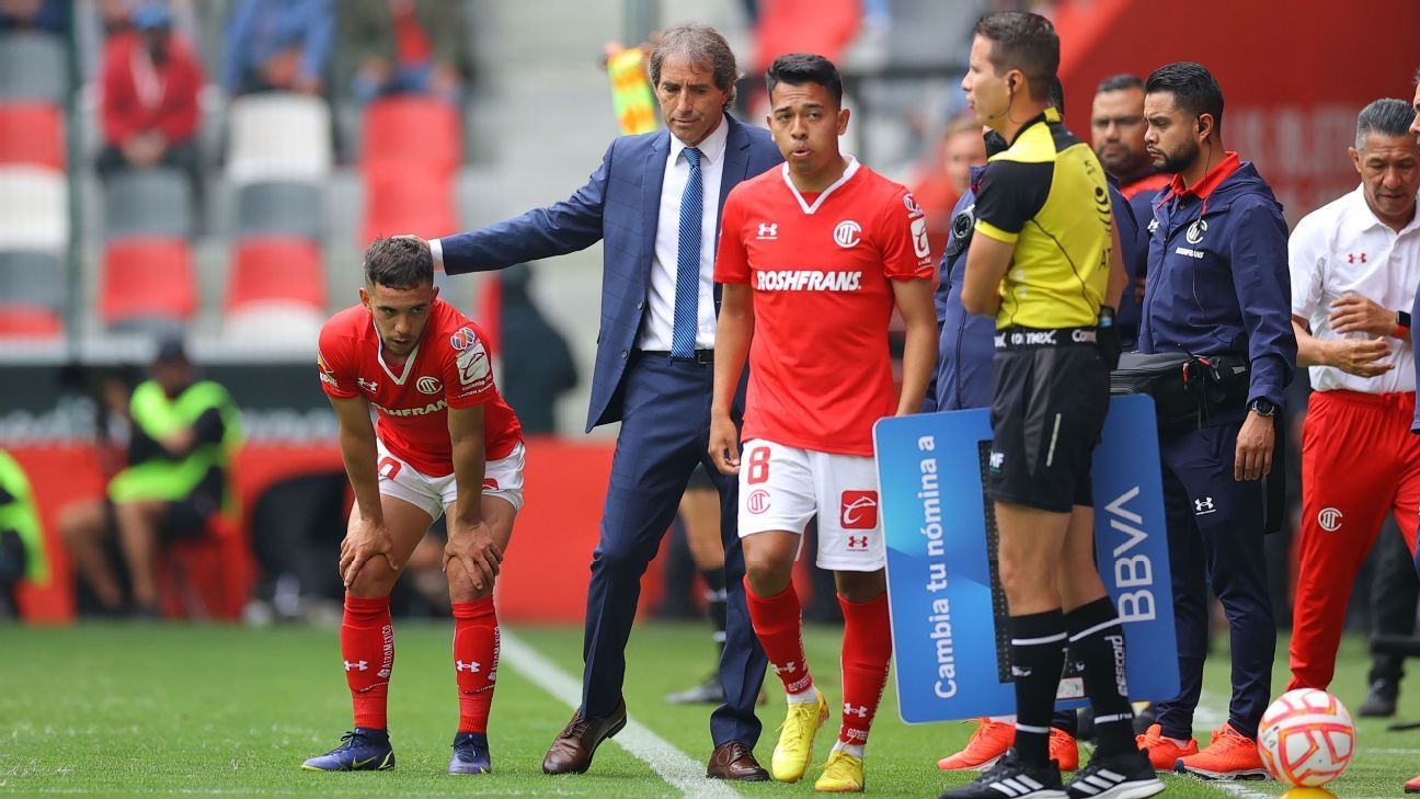 Toluca se quedó temprano sin Leo Fernández por lesión
