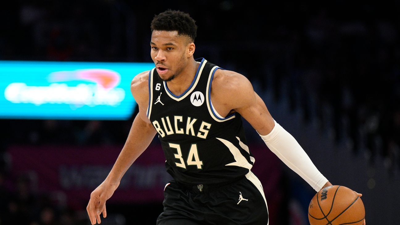 Giannis Antetokounmpo out again vs. Warriors with sore hand