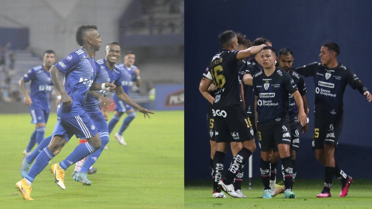 Los tentativos 11 de Emelec e IDV para el duelo más atractivo de la octava jornada - ESPN