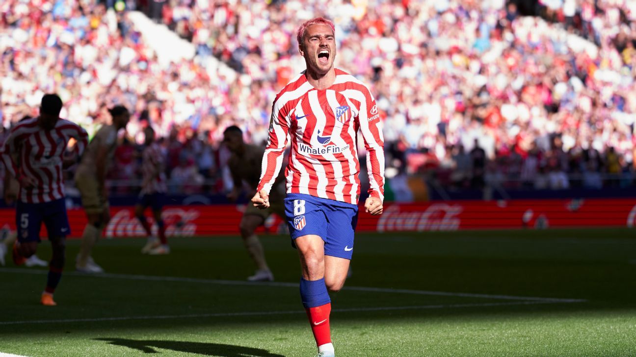 Atlético Madrid le devuelve la dorsal 7 a Griezmann - ESPN