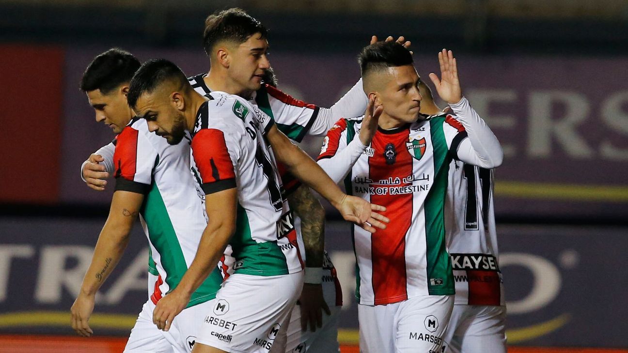 Palestino aplastó por 3-0 como visitante a Audax Italiano - ESPN