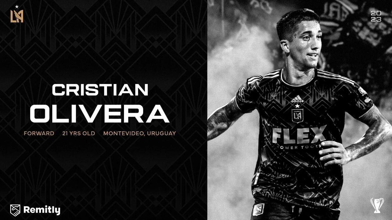 Los Angeles FC oficializó el fichaje de Cristian Olivera - ESPN