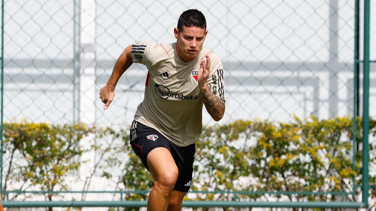 James, listo para debutar: Sao Paulo lo inscribió - ESPN