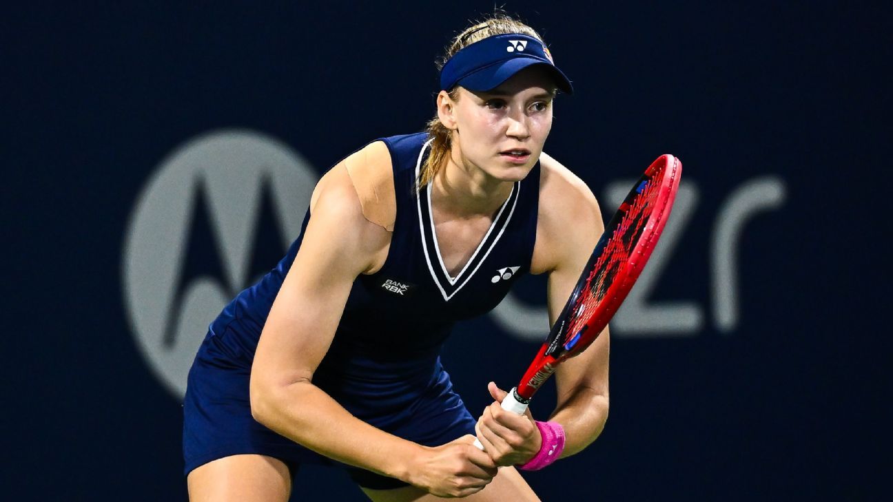 Tremendo cuadro para el WTA 500 de Abu Dabi - ESPN