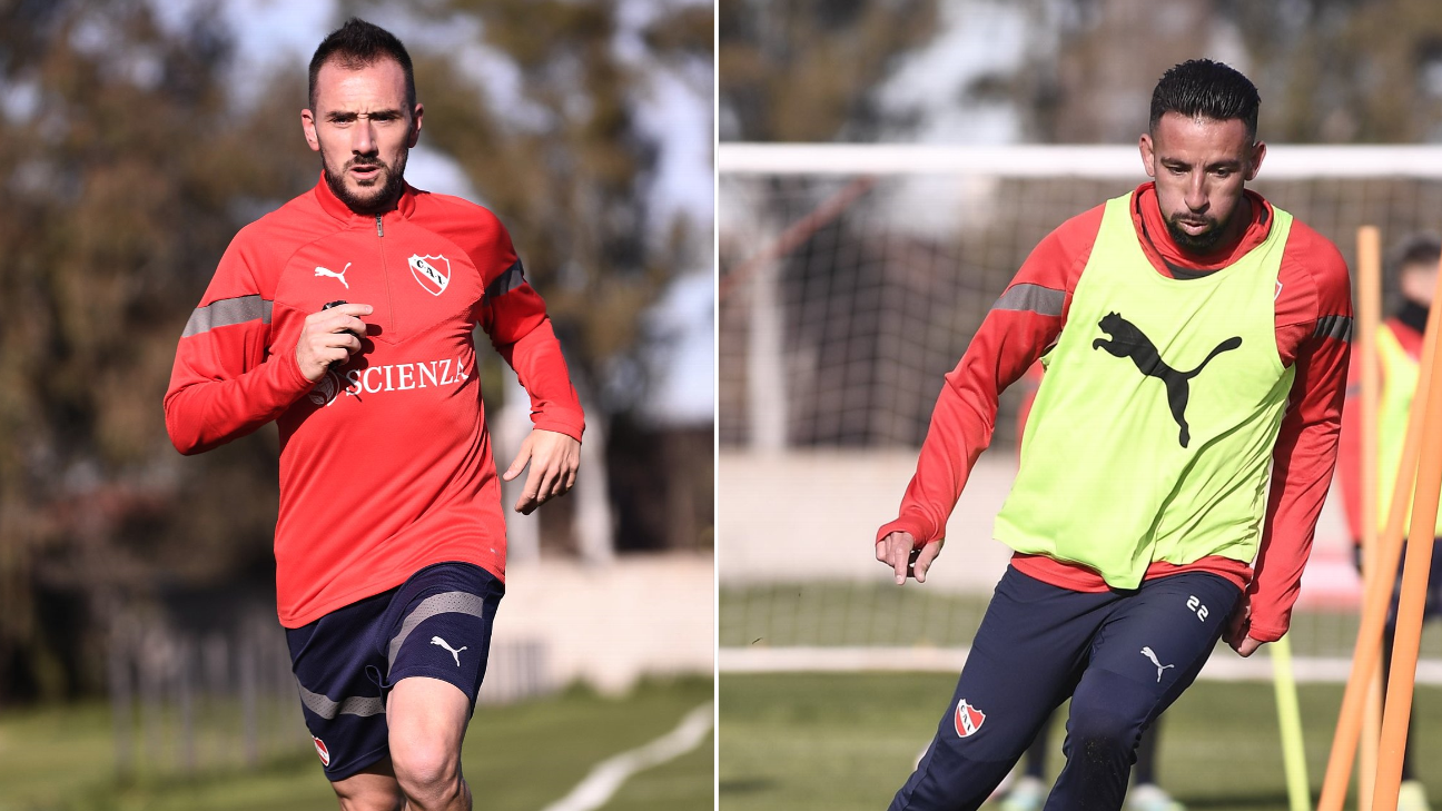 Fede Mancuello y Mauricio Isla ya se entrenan con Independiente - ESPN