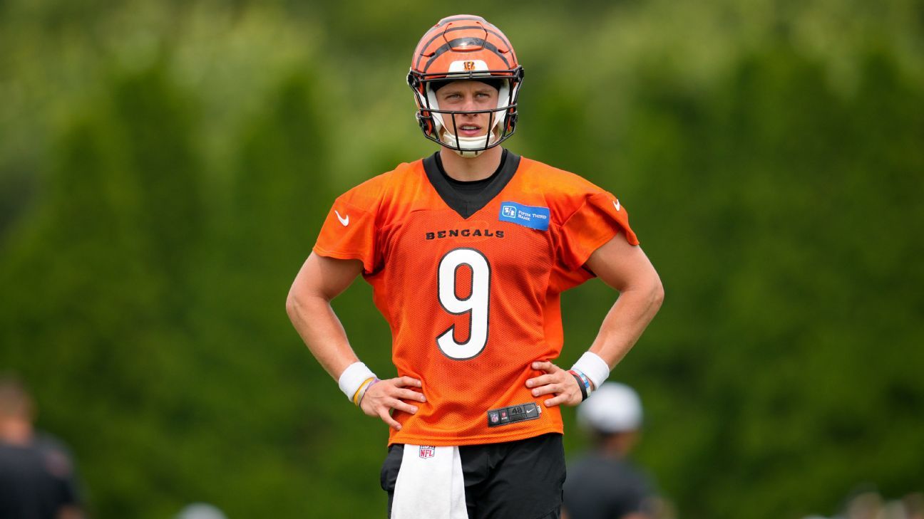 Burrow fully participates after returning from calf injury - ESPN