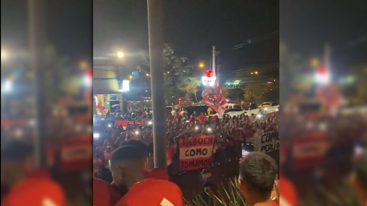 La Bicolor recibió banderazo espectacular en Ciudad del Este a un día de enfrentar a Paraguay - ESPN