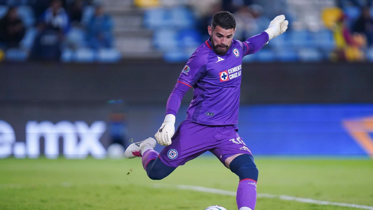 Cruz Azul: Andrés Gudiño se perfila como portero titular - ESPN