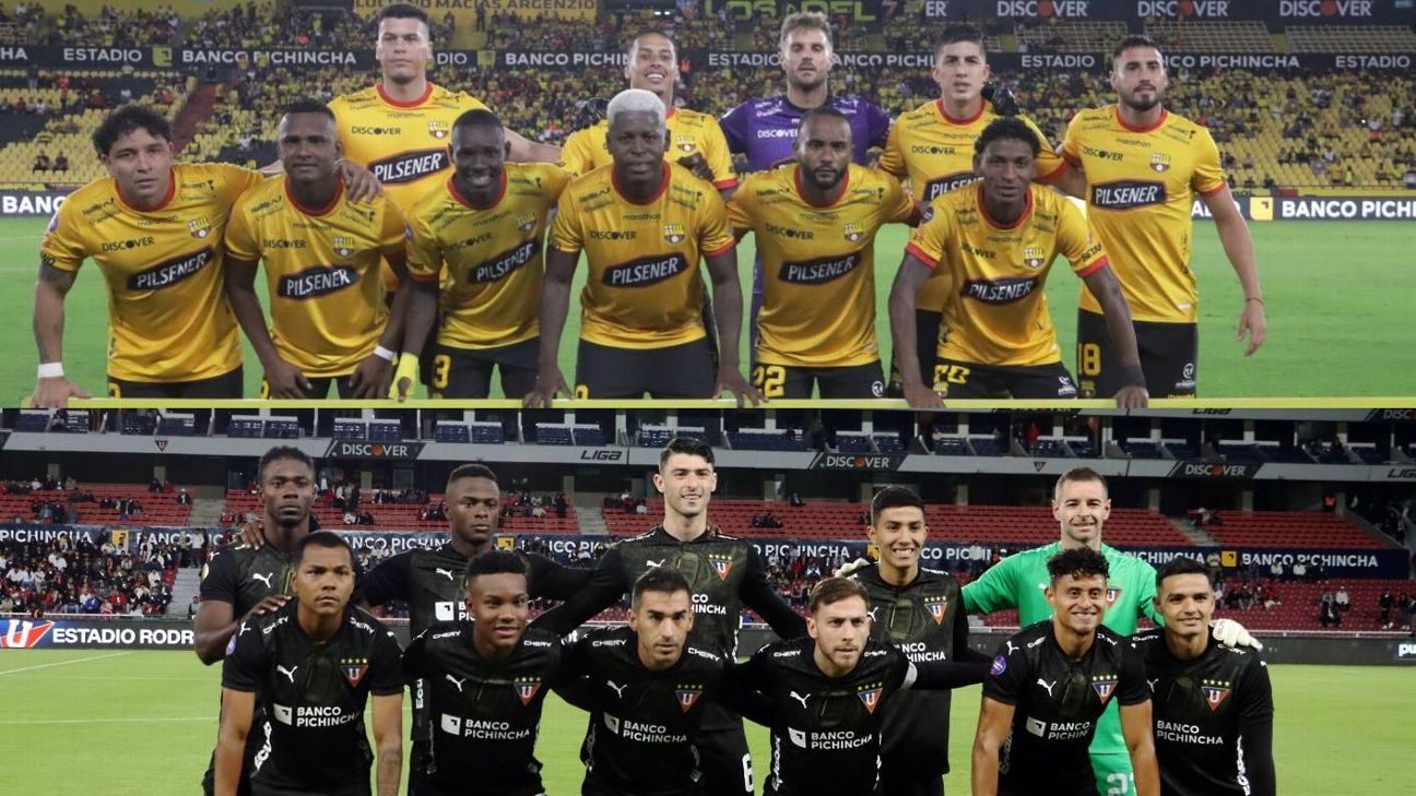 Conoce los posibles 11 de Barcelona y LDU Quito para el duelo más importante de la fecha 6 de LigaPro - ESPN