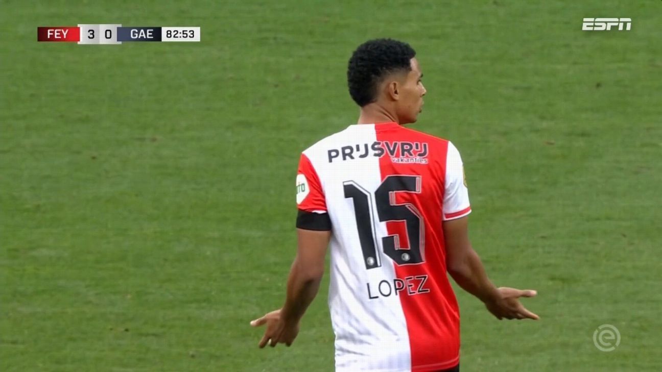 Marcos López debutó en esta temporada con el Feyenoord - ESPN