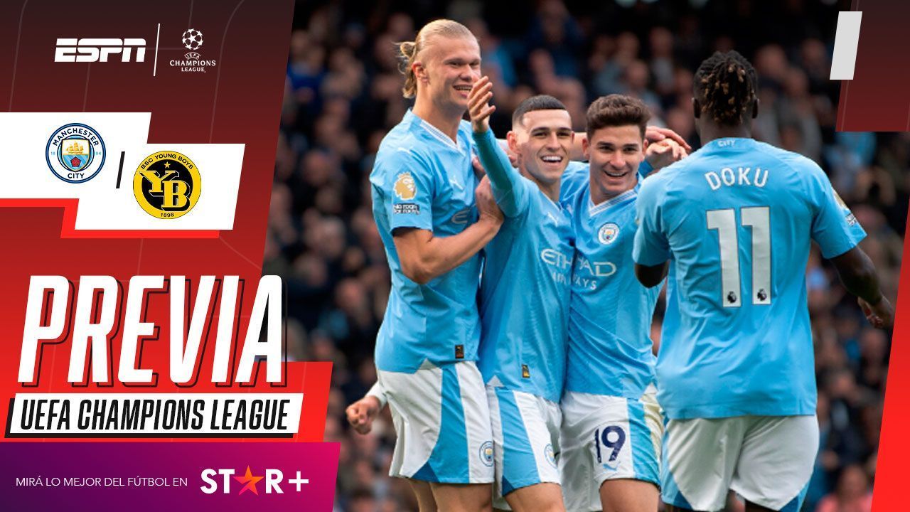 Manchester City-Young Boys, la previa: Datos, información, fecha, hora, TV - ESPN