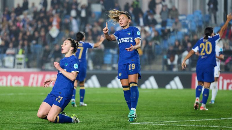 Champions femenina: Chelsea furioso por arbitraje, equipos parisinos tropiezan - ESPN