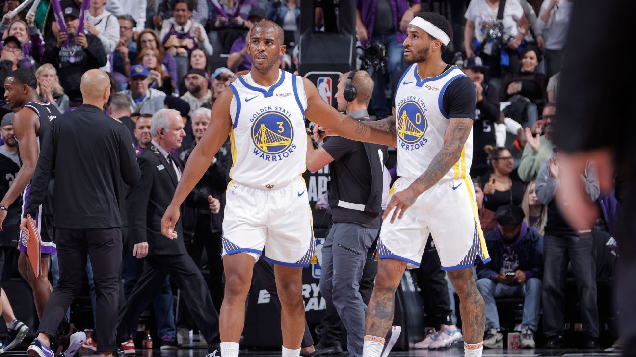 Warriors pierden a Chris Paul y Gary Payton II indefinidamente - ESPN