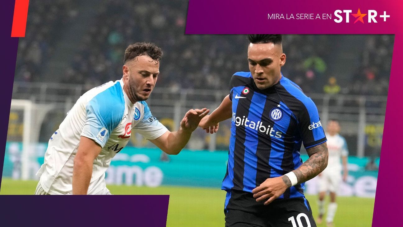 Napoli-Inter, por Serie A de Italia: fecha, hora y TV - ESPN