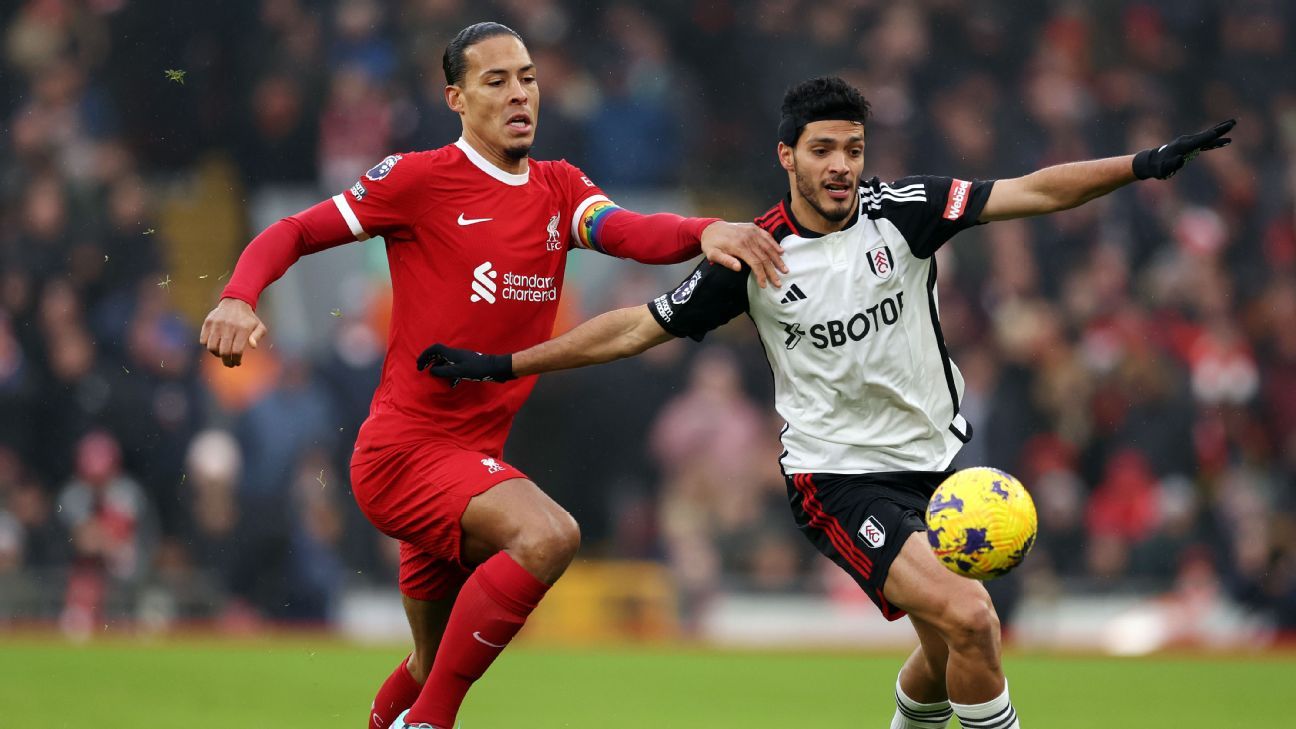 Fulham y Jiménez cayeron en duelo de volteretas ante Liverpool - ESPN