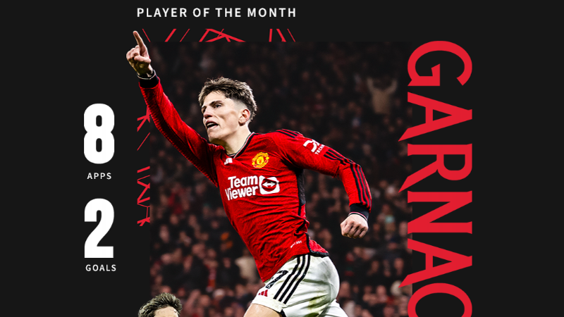 Alejandro Garnacho fue elegido 