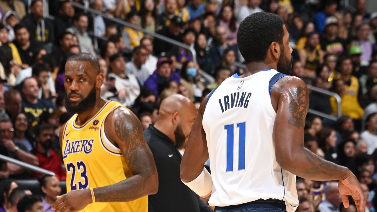 LeBron James, Kyrie Irving y la decisión que acecha a los Lakers - ESPN