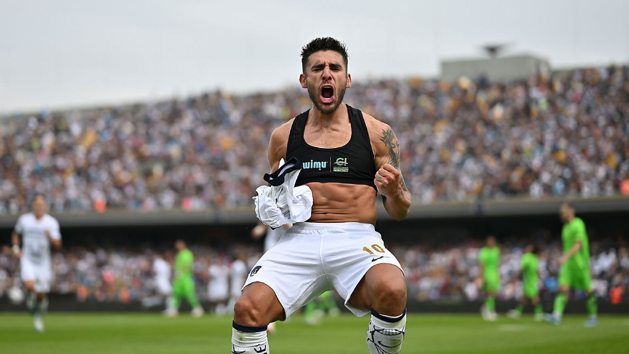 Salvio, el '10' de Pumas con paso perfecto al inicio de cada torneo - ESPN