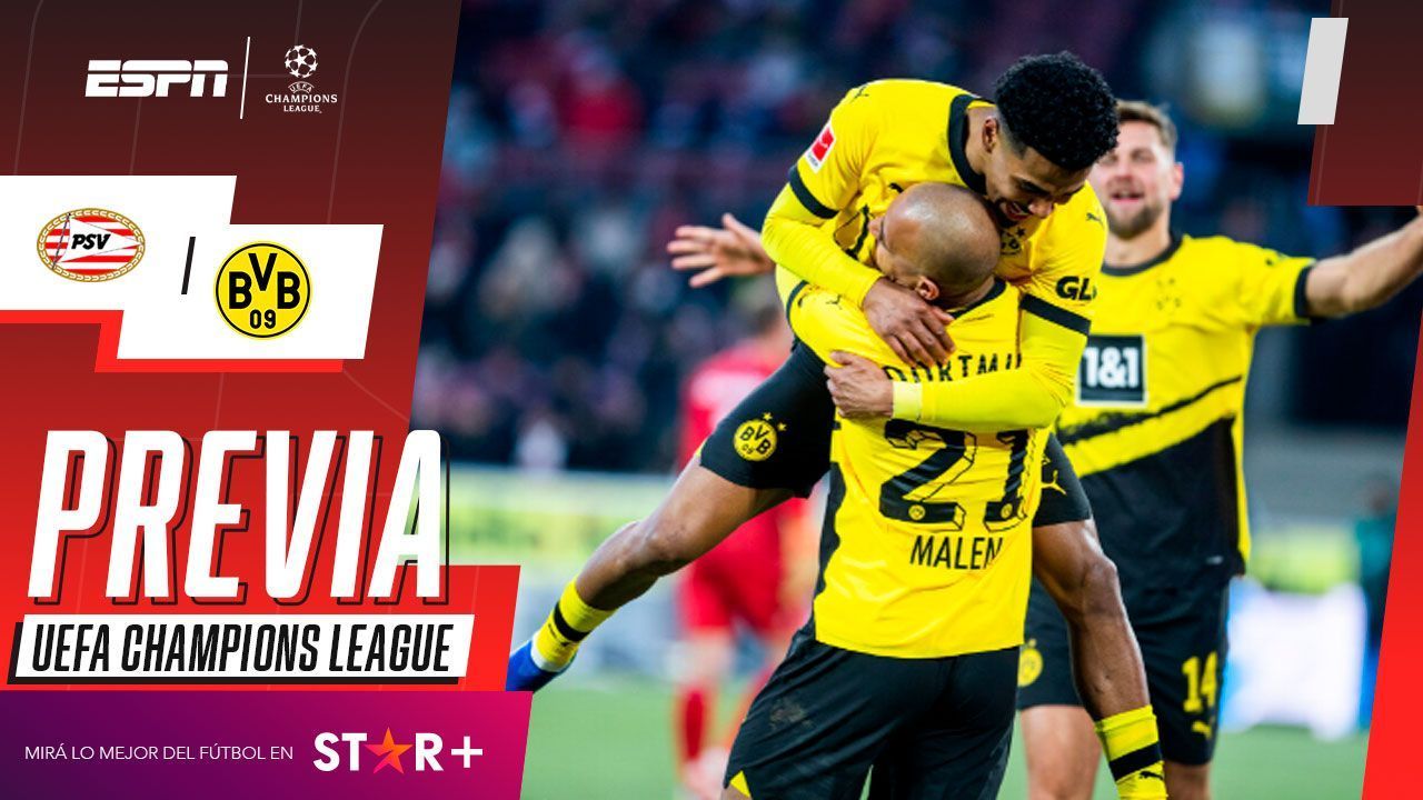PSV-Dortmund, la previa: Datos, información, fecha, hora, TV - ESPN
