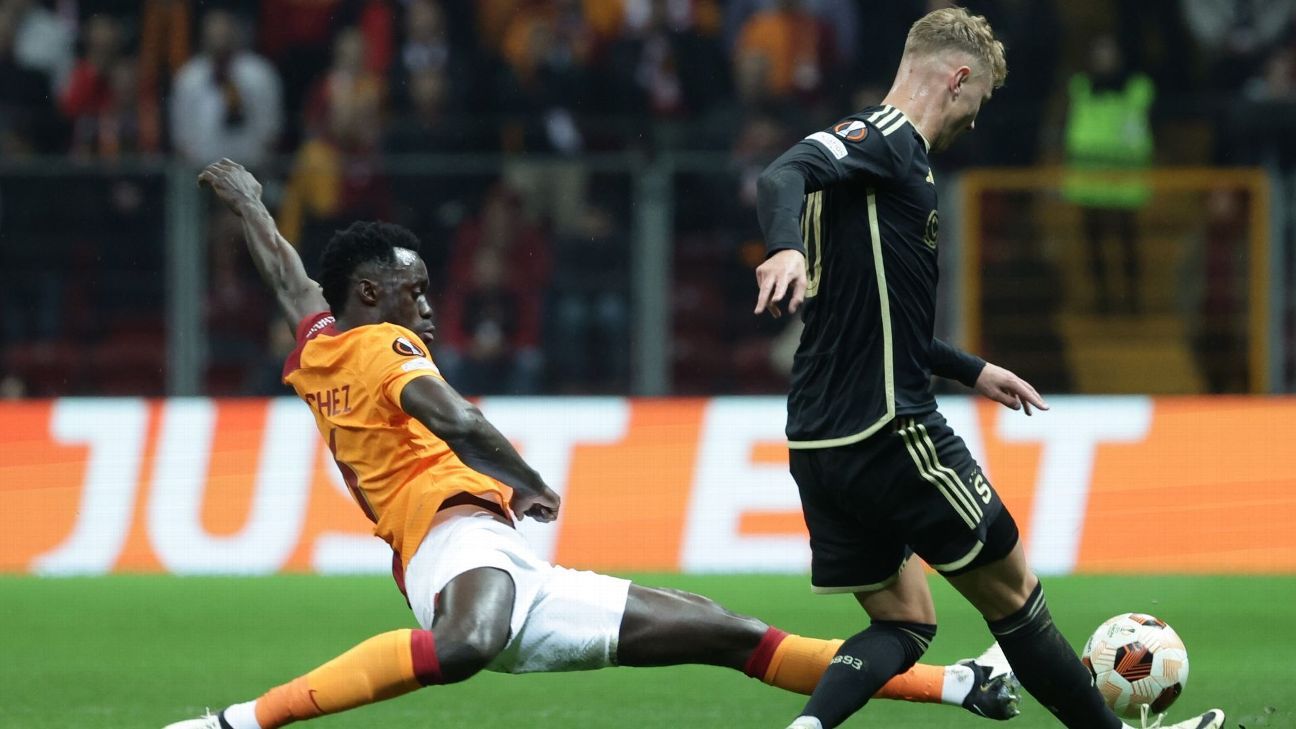 Dávinson regresa a la UEFA Europa League con victoria de Galatasaray en los playoffs en Estambul - ESPN