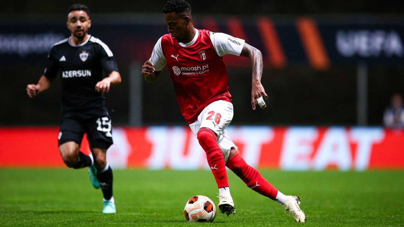 El Braga de Cristian Borja también se queda sin UEFA Europa League - ESPN