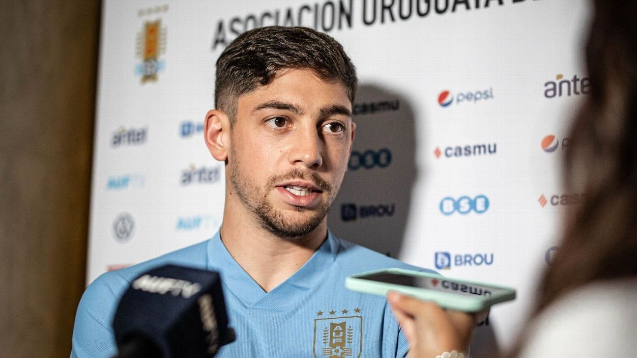 Fede Valverde, con la mira puesta en la Copa América, y el leve descanso de la presión del Real Madrid - ESPN