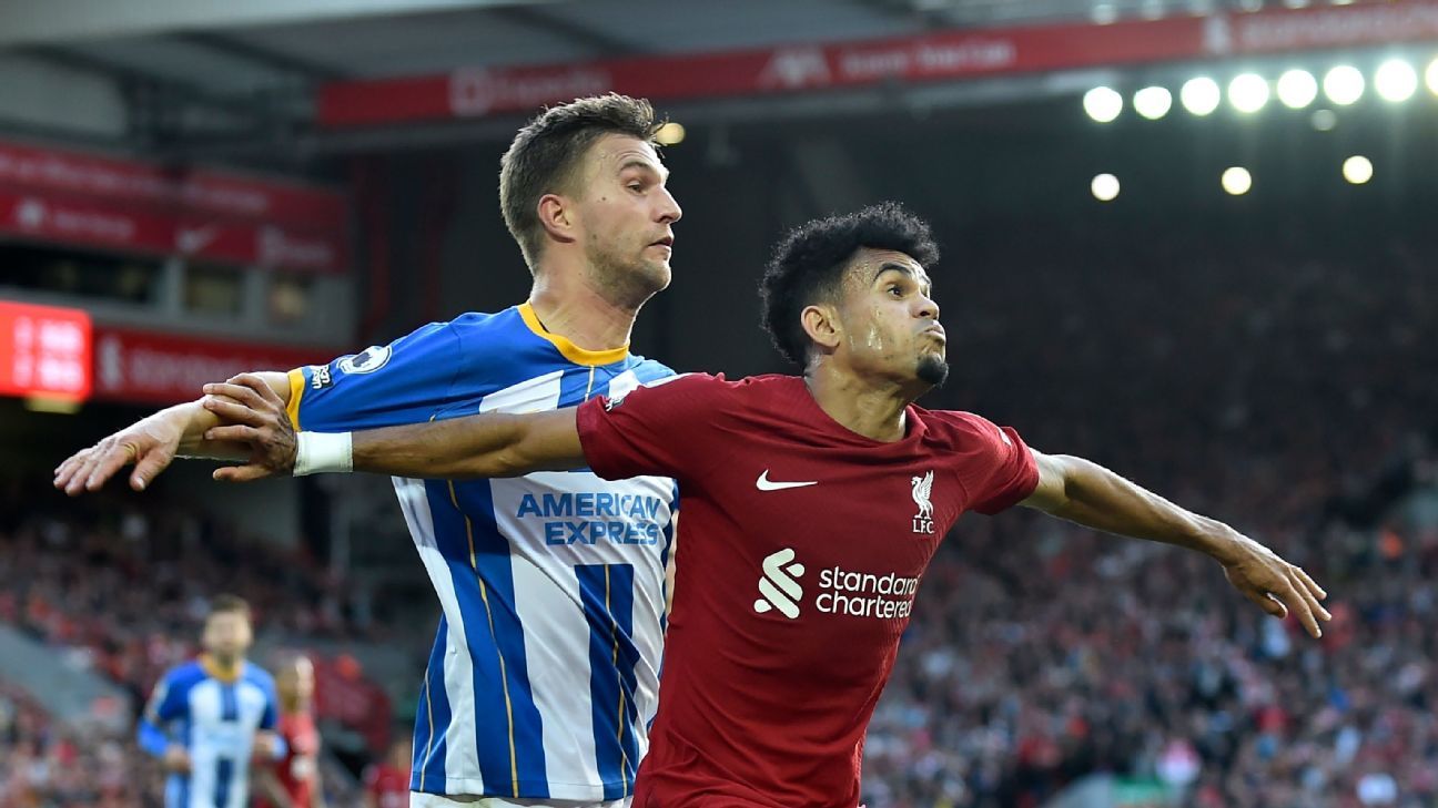 Luis Díaz y Liverpool enfrenan a Brighton en un duelo clave de la Premier League - ESPN