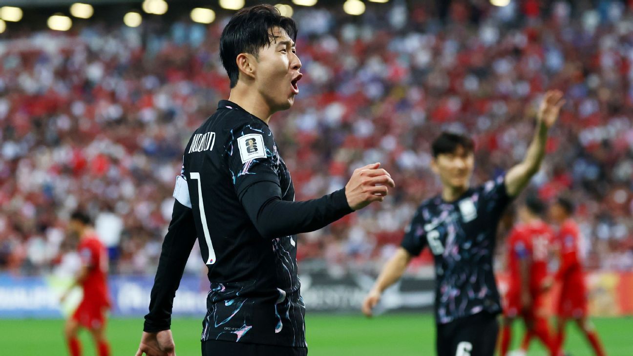Good guy Son Heung-Min quite adept at playing the villain -- as Singapore found out in painful fashion - ESPN