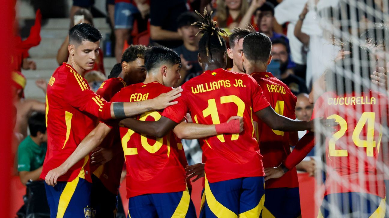 España se lo dio vuelta a Irlanda del Norte y terminó goleando - ESPN