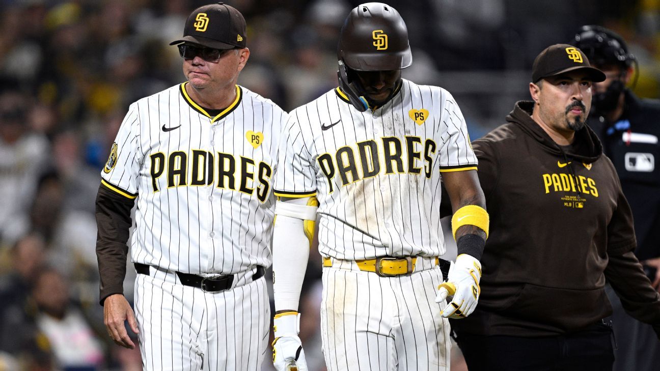 Padres' Jurickson Profar out with left knee patellar tendinitis - ESPN