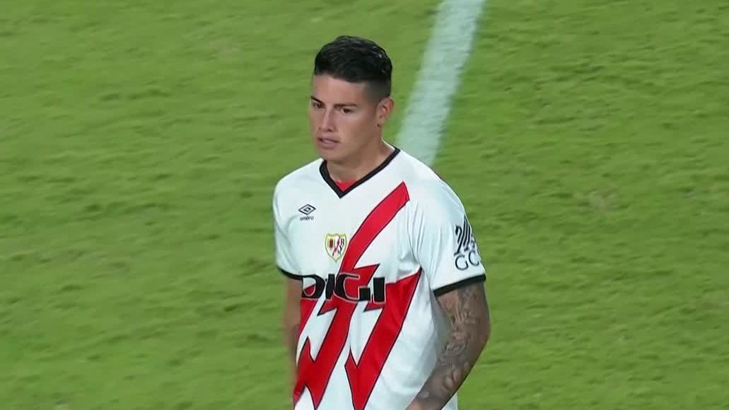 Cómo fue el debut de James Rodríguez en Rayo Vallecano ante Osasuna - ESPN