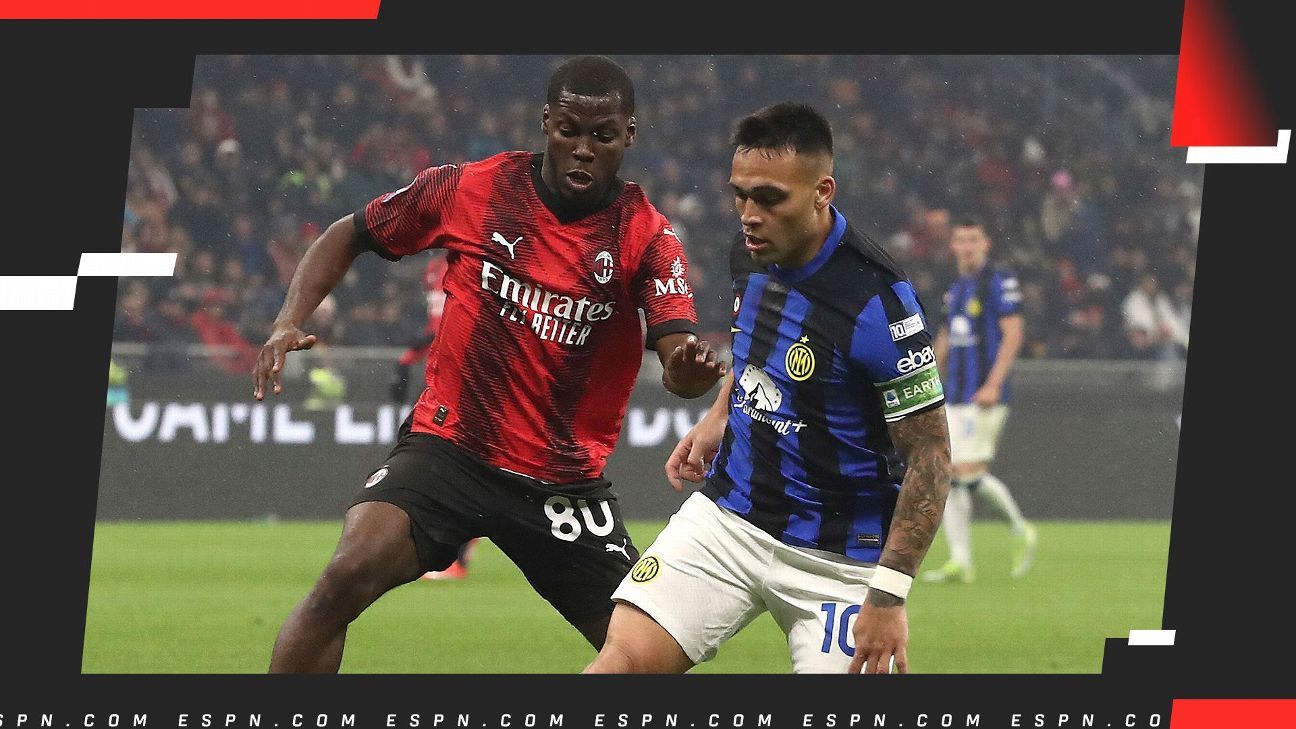 Cuándo juegan Inter vs Milan por la Serie A: equipo, fecha, hora y TV en vivo - ESPN