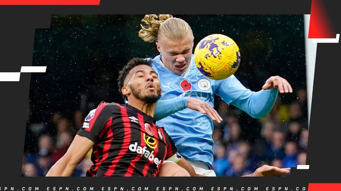 Cuándo juegan Bournemouth vs Manchester City por la Premier League: equipo, fecha, hora y TV en vivo - ESPN