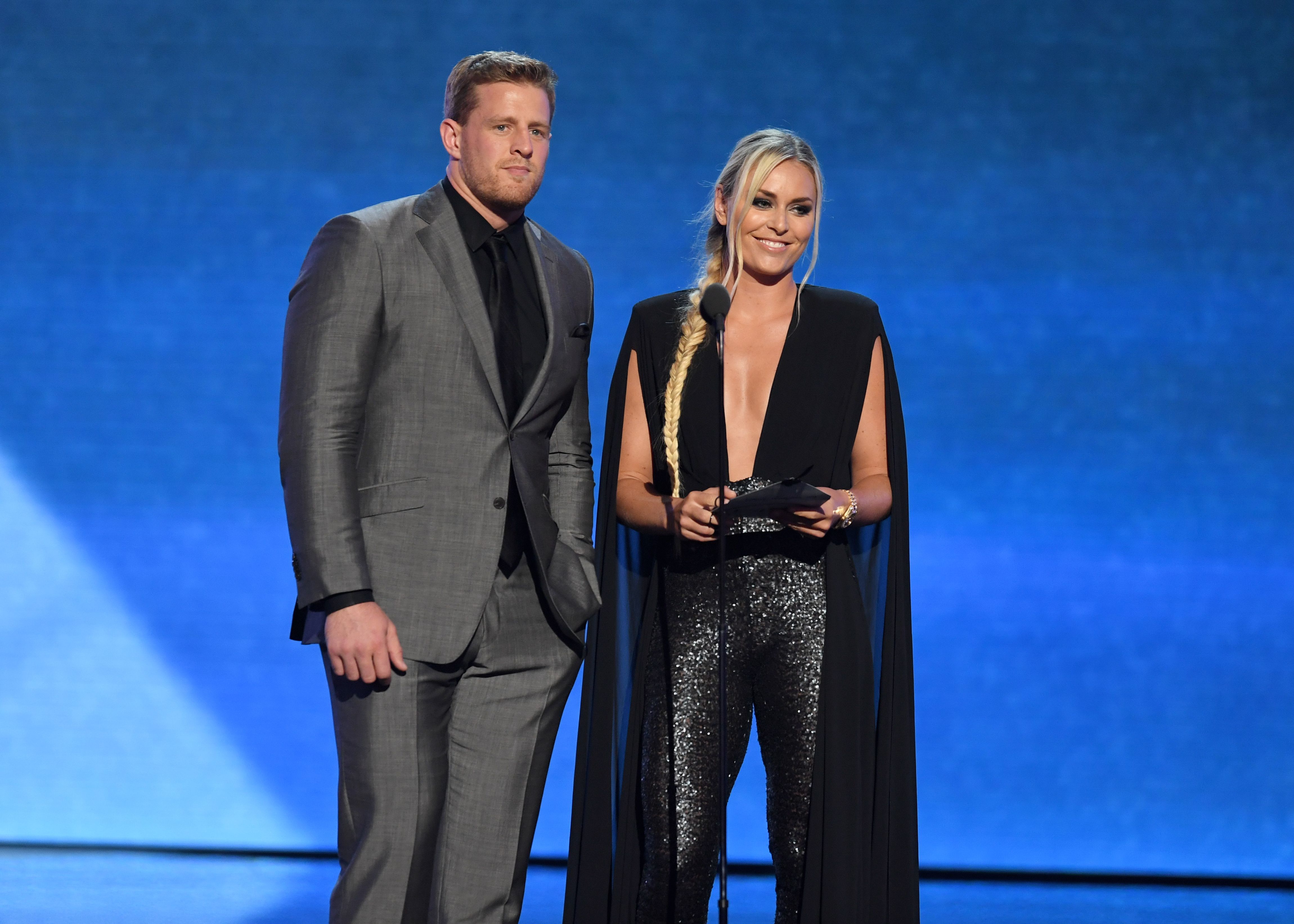 JJ Watt and Lindsey Vonn