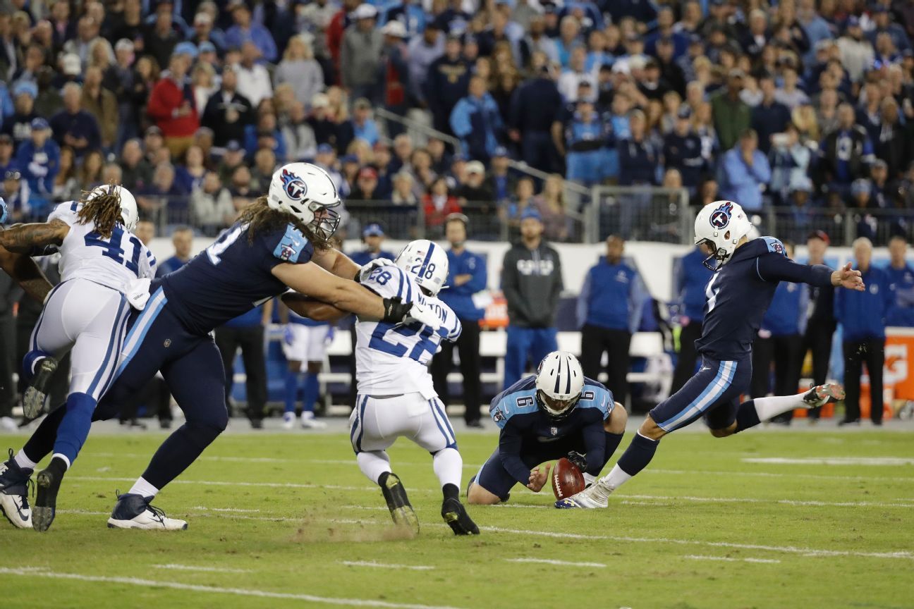 Ryan Succop, K, Tennessee Titans