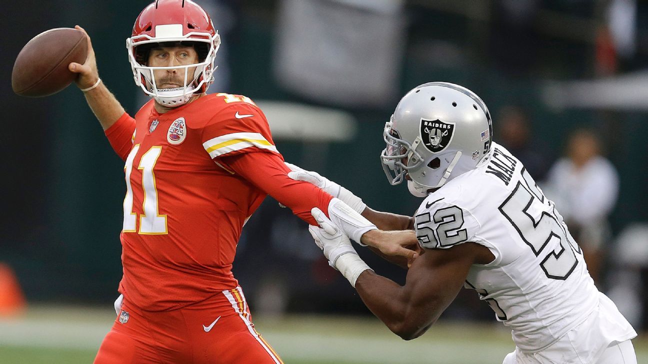 Alex Smith, QB, Kansas City Chiefs