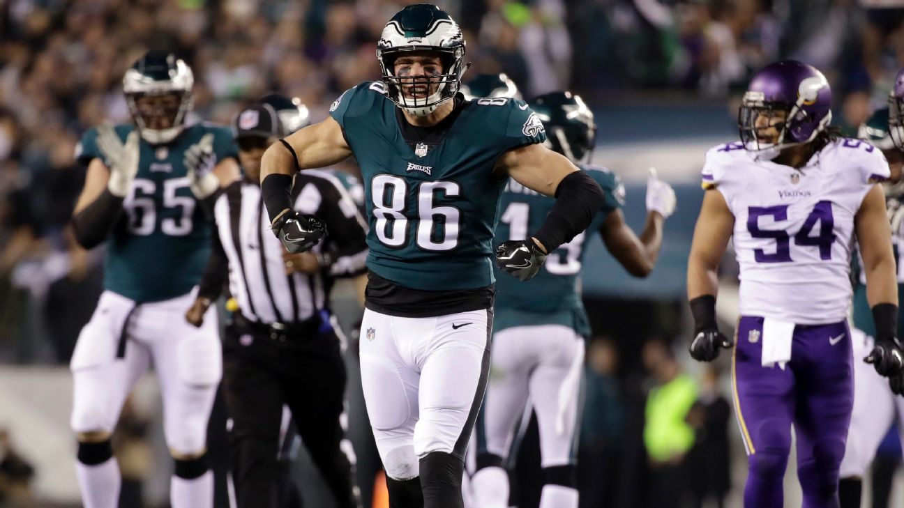 Zach Ertz, TE, Philadelphia Eagles