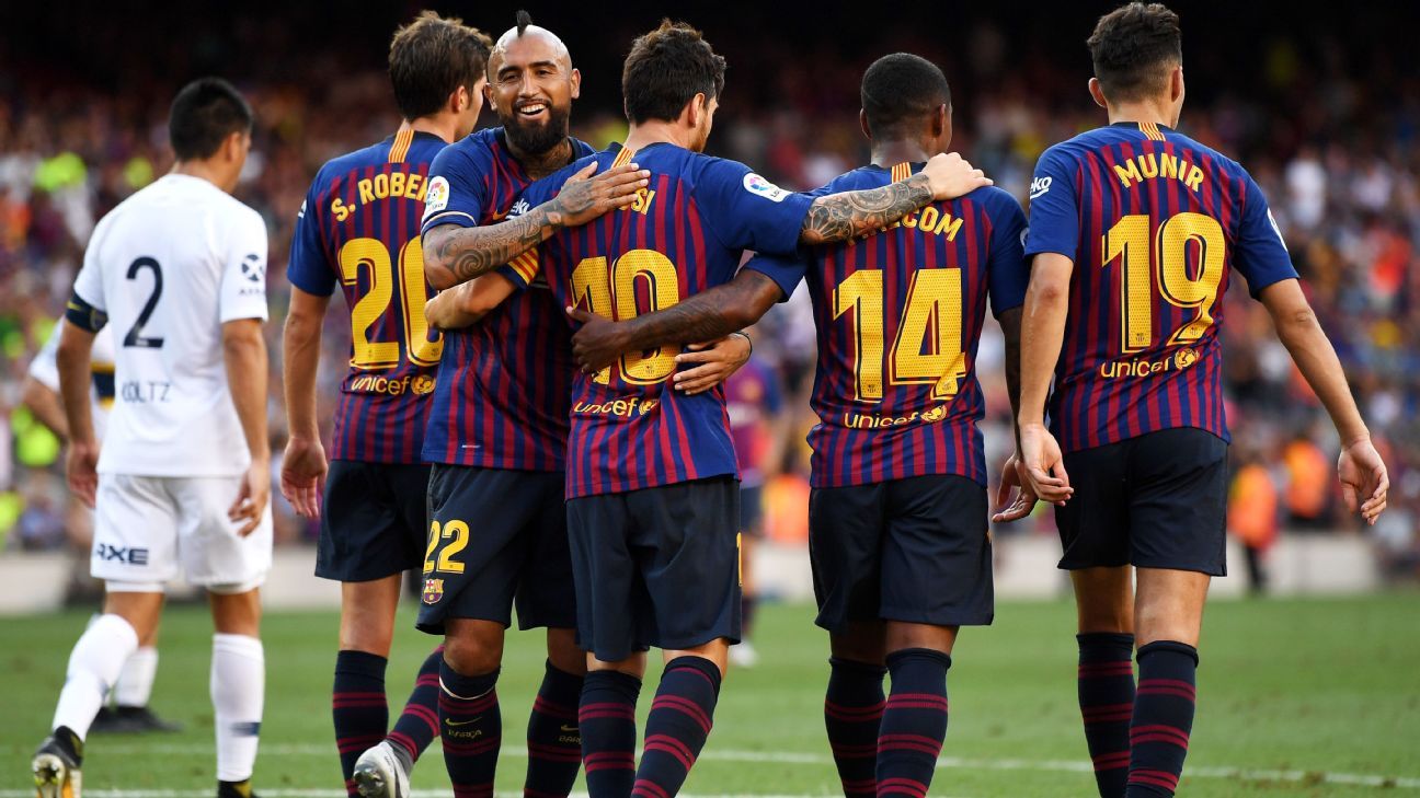 LAS MEJORES IM�GENES DE BARCELONA v. BOCA JUNIORS